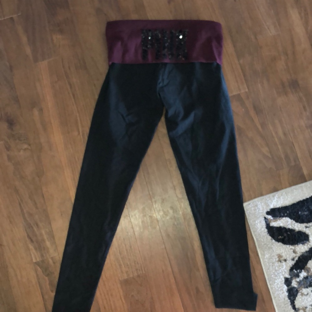 VS pink leggings like new xs